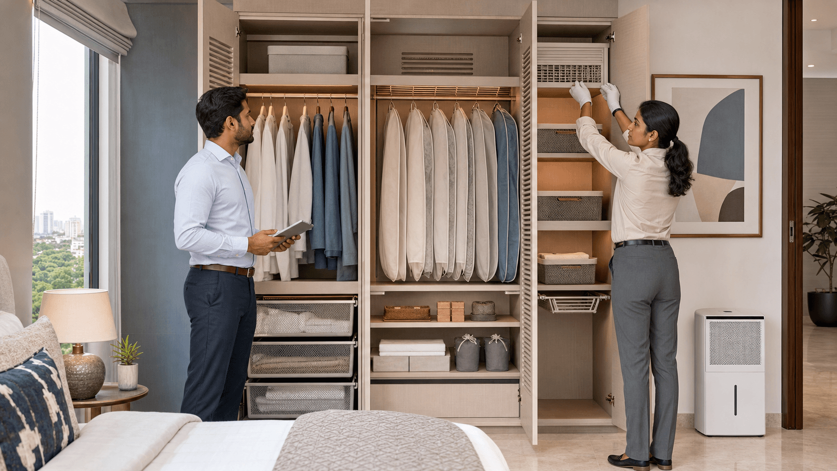 Wardrobe Zoning for Chennai Humidity: Ventilation, Moisture-Safe Storage